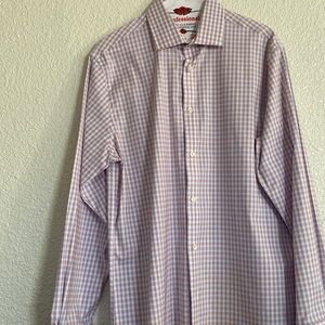 TOMMY HILFIGER Dress Shirt Sz Med 15 1/2 32/33